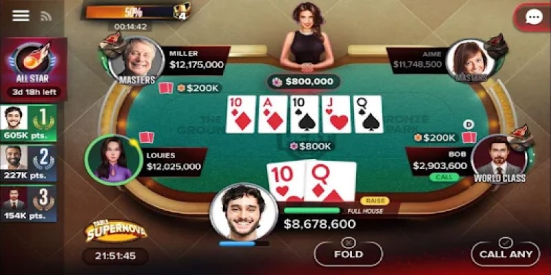 Tham gia chơi game bài poker cực hấp dẫn